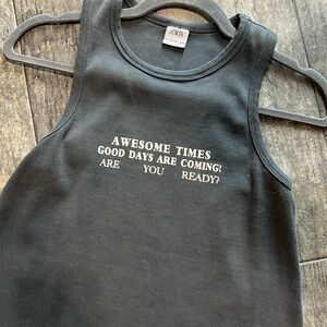 Zara tank dress